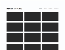 Tablet Screenshot of henryandssong.com